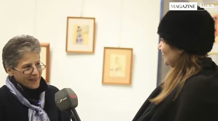 الفنانة التشكيلية ألين جوفورا ذاكرة فنية تجمع بلوحاتها بين الماضي والحاضر
