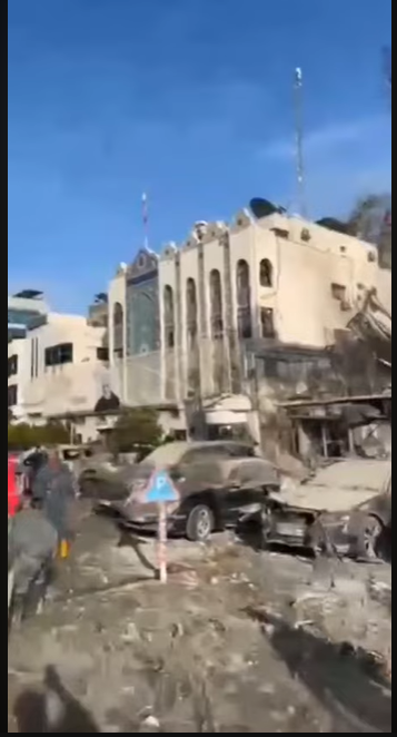 فيديو جديد يظهر آثار الدمار جراء العدوان الإسرائيلي على مبنى جانب السفارة الإيرانية بدمشق
